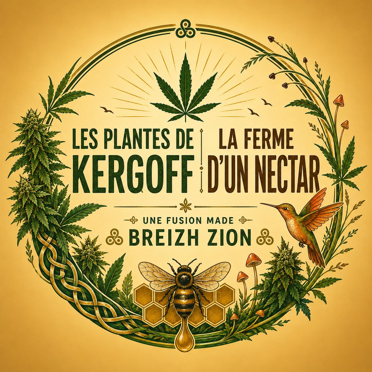 Logo Les plantes de Kergoff et La ferme d’un Nectar